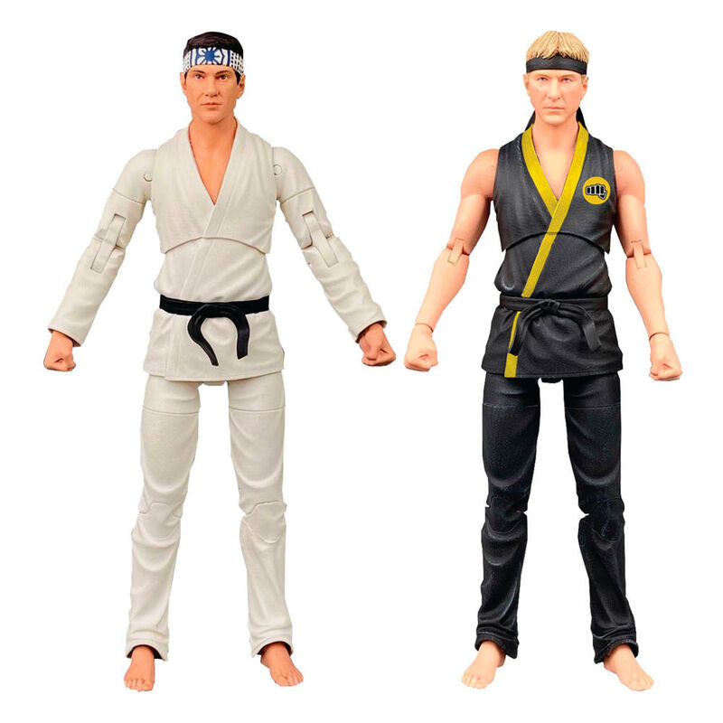 Imagen 1 - Blister 2 Figuras Johnny & Daniel All Valley Cobra Kai 18Cm