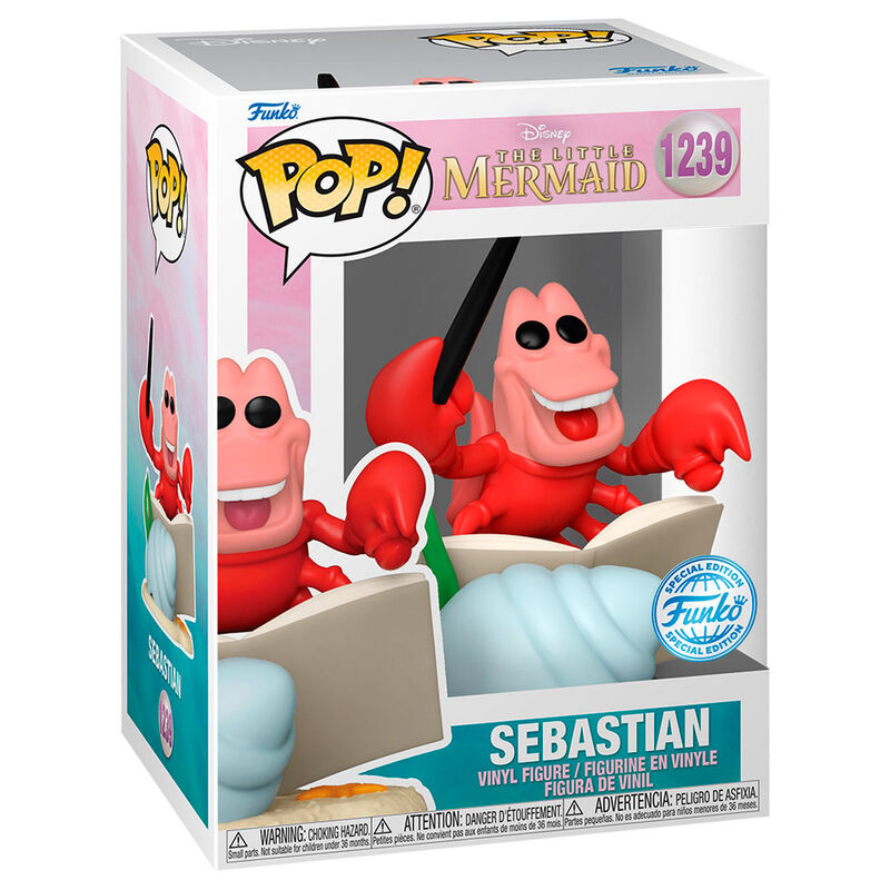 Imagen de Figura Pop Disney La Sirenita Sebastian Exclusive parte de nuestra colección en Espadas y más, sitio oficial.
