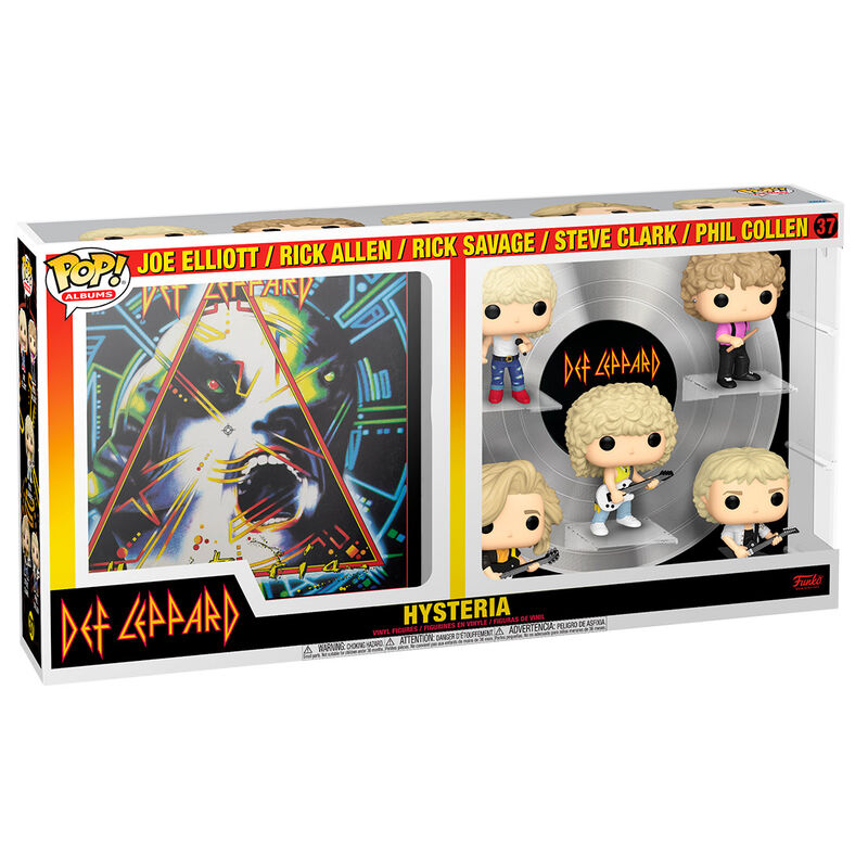 Imagen de Figura Pop Album Deluxe Def Leppard Hysteria parte de nuestra colección en Espadas y más, sitio oficial.