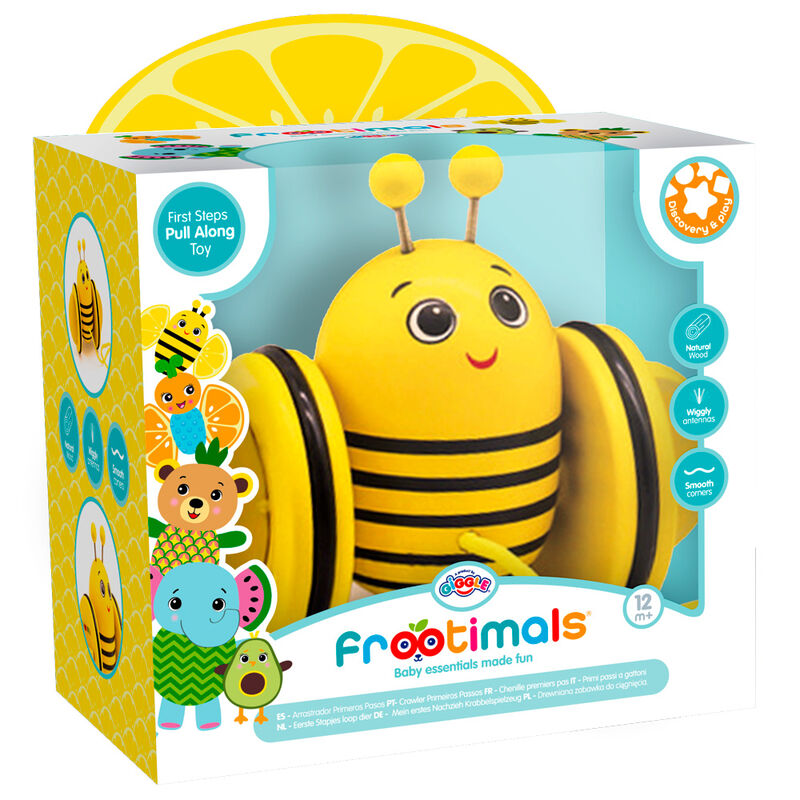 Imagen de Arrastrador Primeros Pasos Madera Bizzy Lemonbee Frootimals parte de nuestra colección en Espadas y más, sitio oficial.