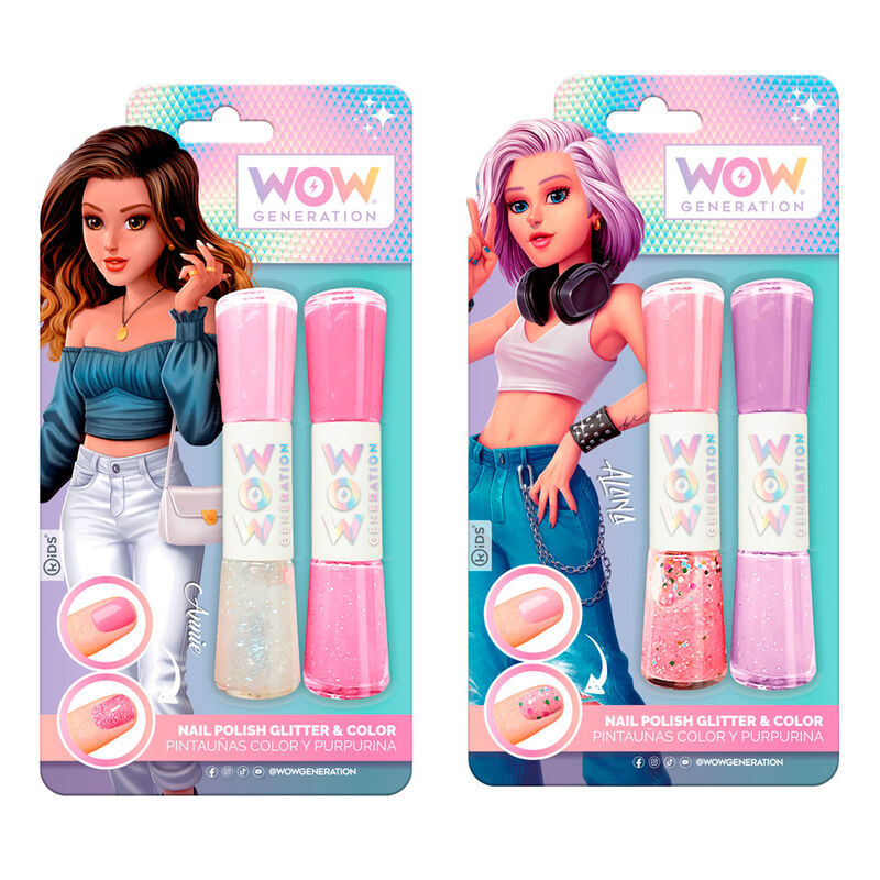 Imagen de Pintauñas Purpurina Wow Generation Surtido parte de nuestra colección en Espadas y más, sitio oficial.