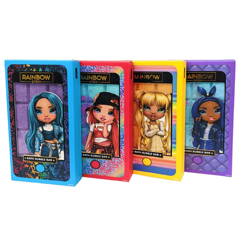 Imagen de Expositor 12 Tabletas Burbujas De Baño Rainbow High parte de nuestra colección en Espadas y más, sitio oficial.