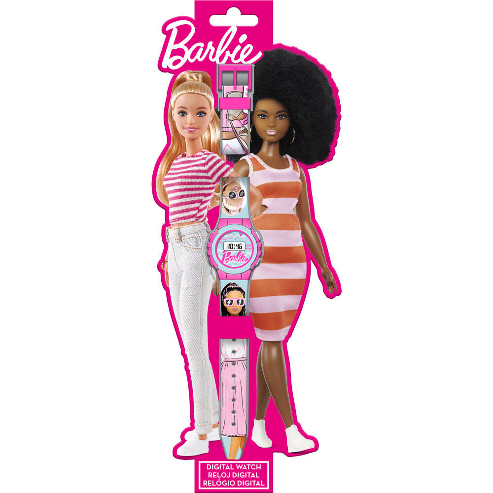 Imagen de Reloj Digital Barbie parte de nuestra colección en Espadas y más, sitio oficial.