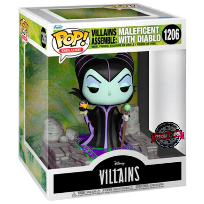 Imagen de Figura Pop Disney Villains Maleficent Exclusive parte de nuestra colección en Espadas y más, sitio oficial.