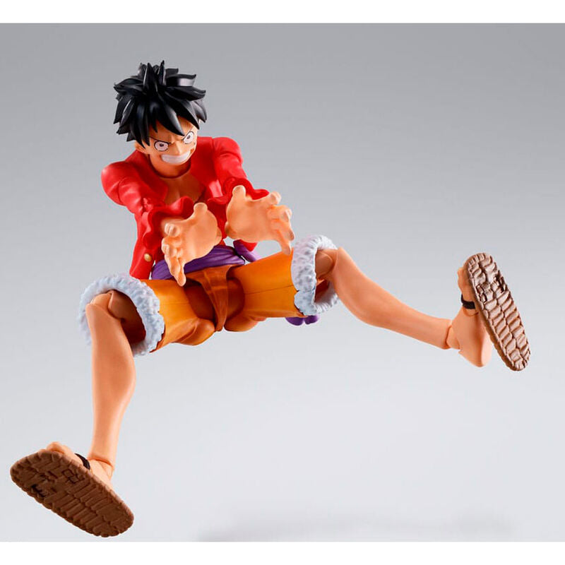 Imagen de Figura Sh Figuarts Monkey D Luffy Raid Of Onigashima One Piece 14,5Cm parte de nuestra colección en Espadas y más, sitio oficial.