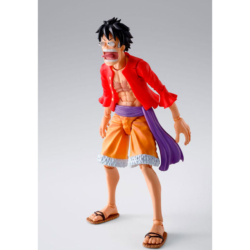 Imagen de Figura Sh Figuarts Monkey D Luffy Raid Of Onigashima One Piece 14,5Cm parte de nuestra colección en Espadas y más, sitio oficial.