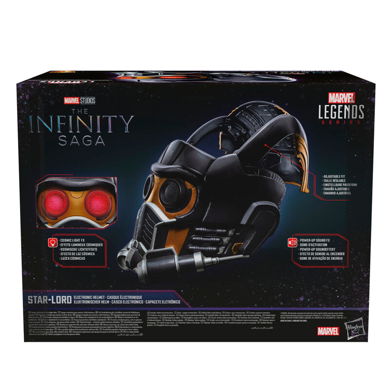 Imagen de Casco Electronico Star Lord Guardianes De La Galaxia Infinite Saga Marvel parte de nuestra colección en Espadas y más, sitio oficial.