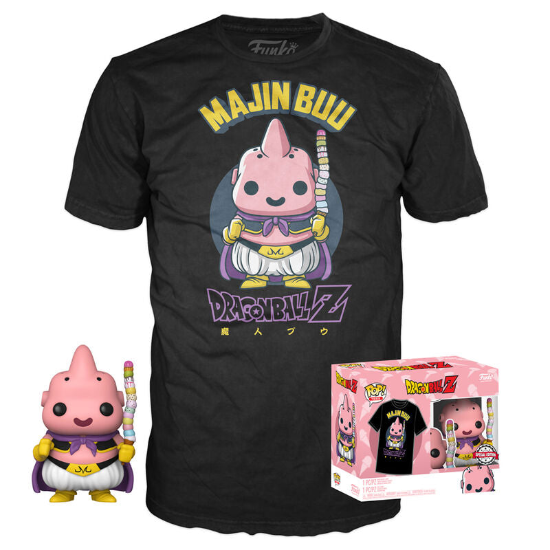 Imagen 1 - Set Figura Pop & Tee Dragon Ball Z Majin Buu Exclusive