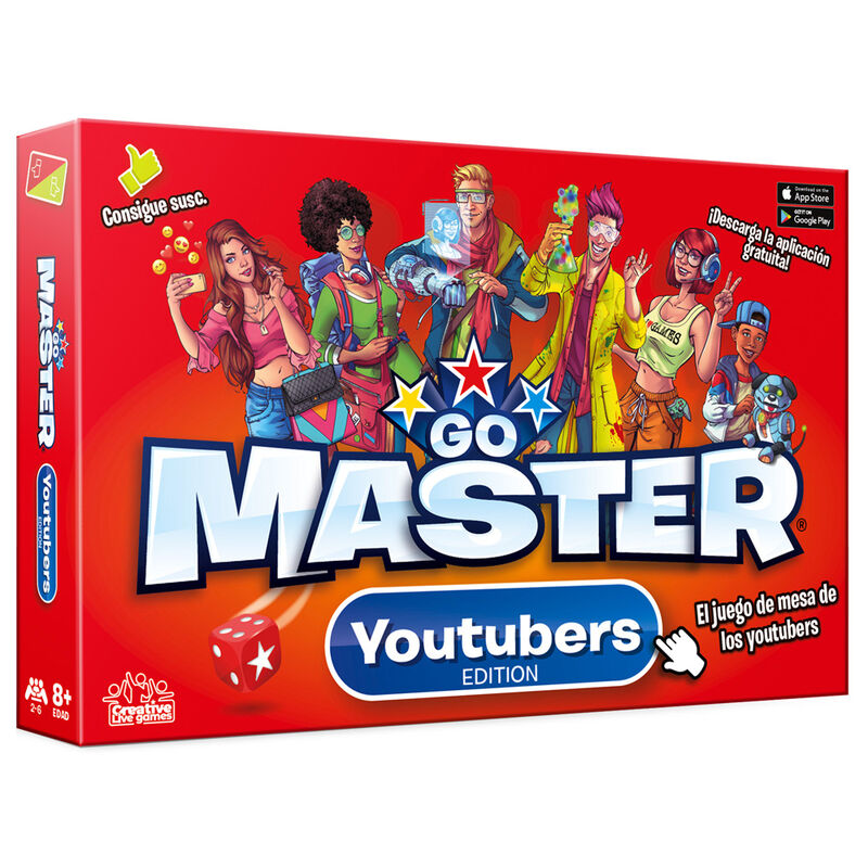 Imagen 1 - Juego Mesa Go Master Youtubers Editon Español