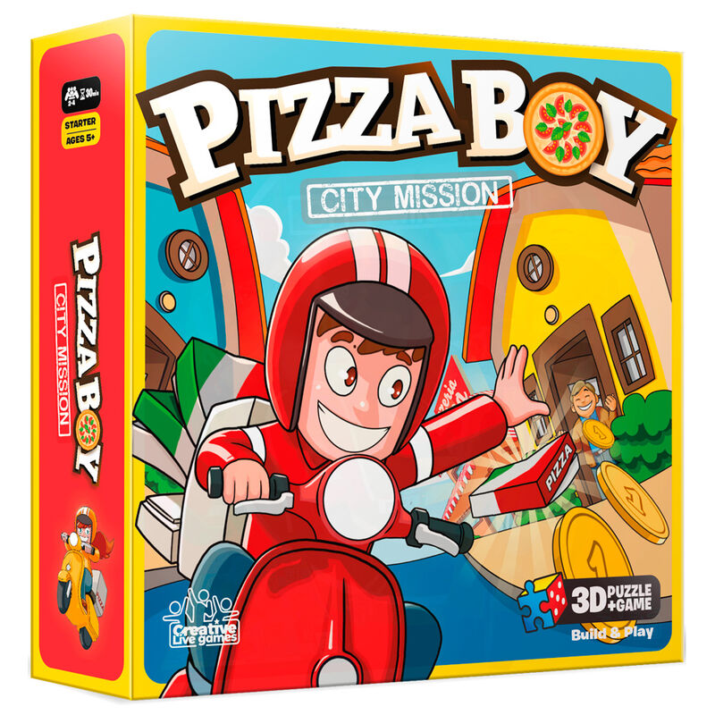 Imagen 1 - Juego Mesa Pizza Boy City Mission