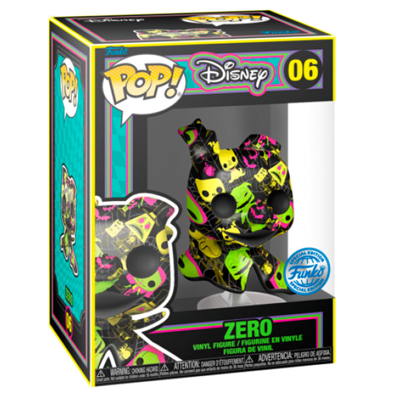 Imagen 1 - Figura Pop Arts Series Disney Pesadilla Antes De Navidad Zero Exclusive