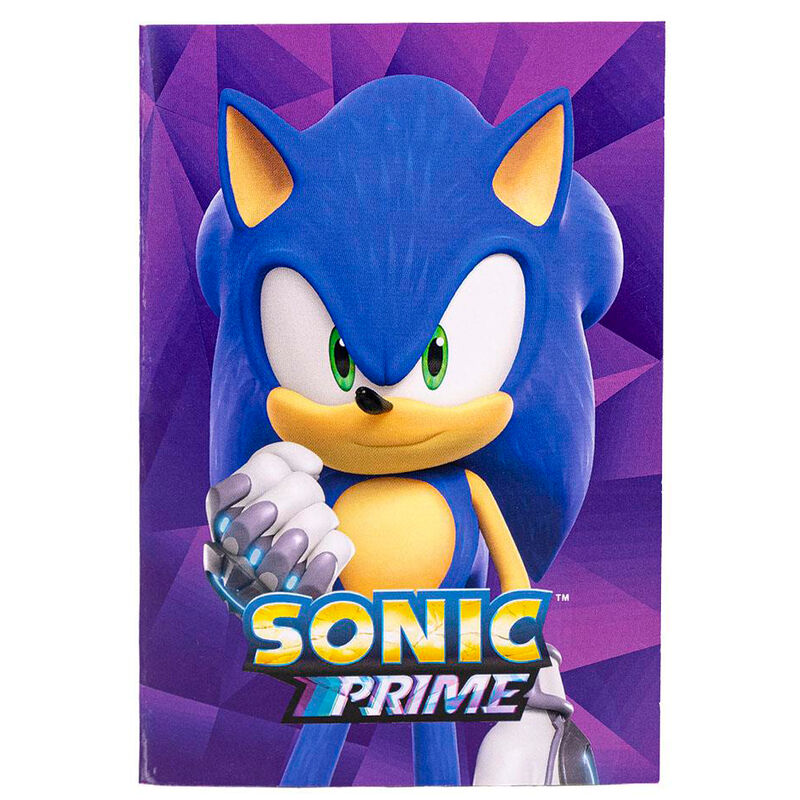 Imagen de Set Papeleria Coloreable Sonic Prime parte de nuestra colección en Espadas y más, sitio oficial.