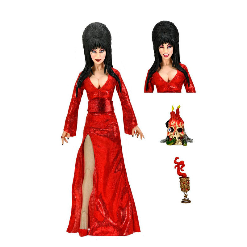 Imagen 1 - Figura Elvira Red Fright And Boo Mistress Of The Dark 20Cm