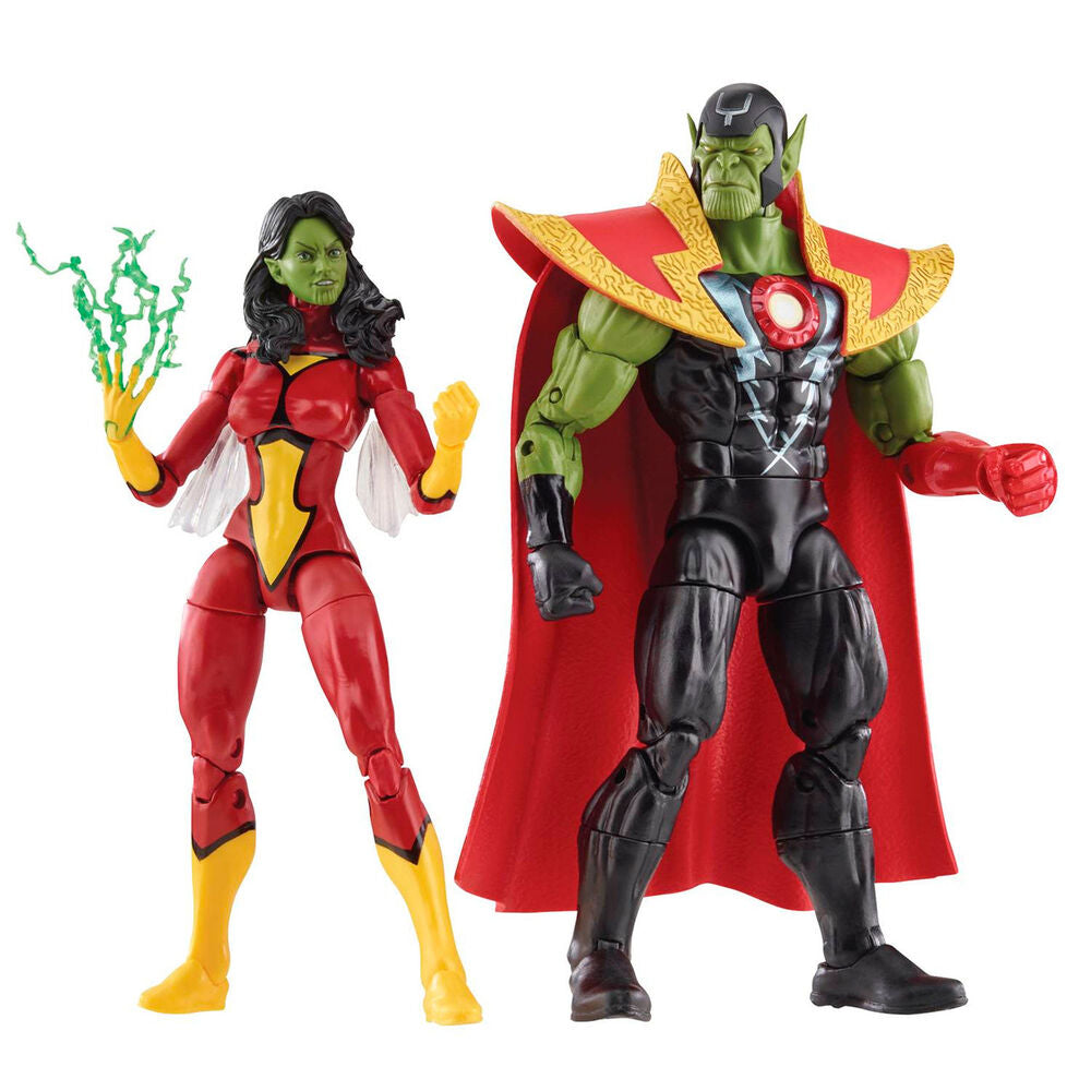 Imagen de Figuras Skrull Queen & Super Skrull Beyond Earth Mightiest Los Vengadores Avengers Marvel 15Cm parte de nuestra colección en Espadas y más, sitio oficial.