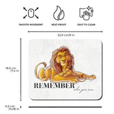 Imagen 2 - Alfombrilla Raton El Rey Leon 100Th Anniversary Disney