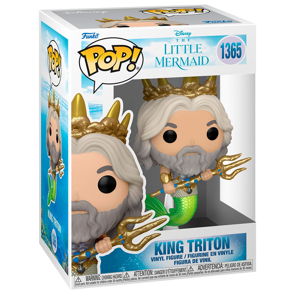 Imagen de Figura Pop Disney La Sirenita King Triton parte de nuestra colección en Espadas y más, sitio oficial.