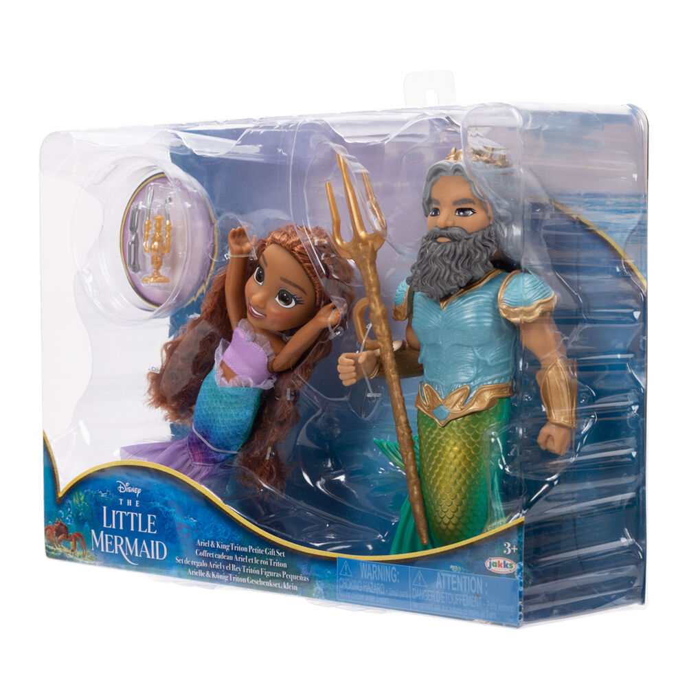 Imagen de Muñeca Ariel + Triton La Sirenita Disney 15Cm parte de nuestra colección en Espadas y más, sitio oficial.