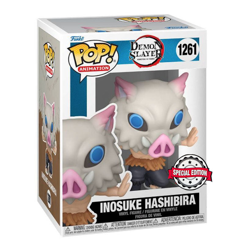 Imagen de Figura Pop Demon Slayer Kimetsu No Yaiba Inosuke Hashibira Exclusive 2 parte de nuestra colección en Espadas y más, sitio oficial.