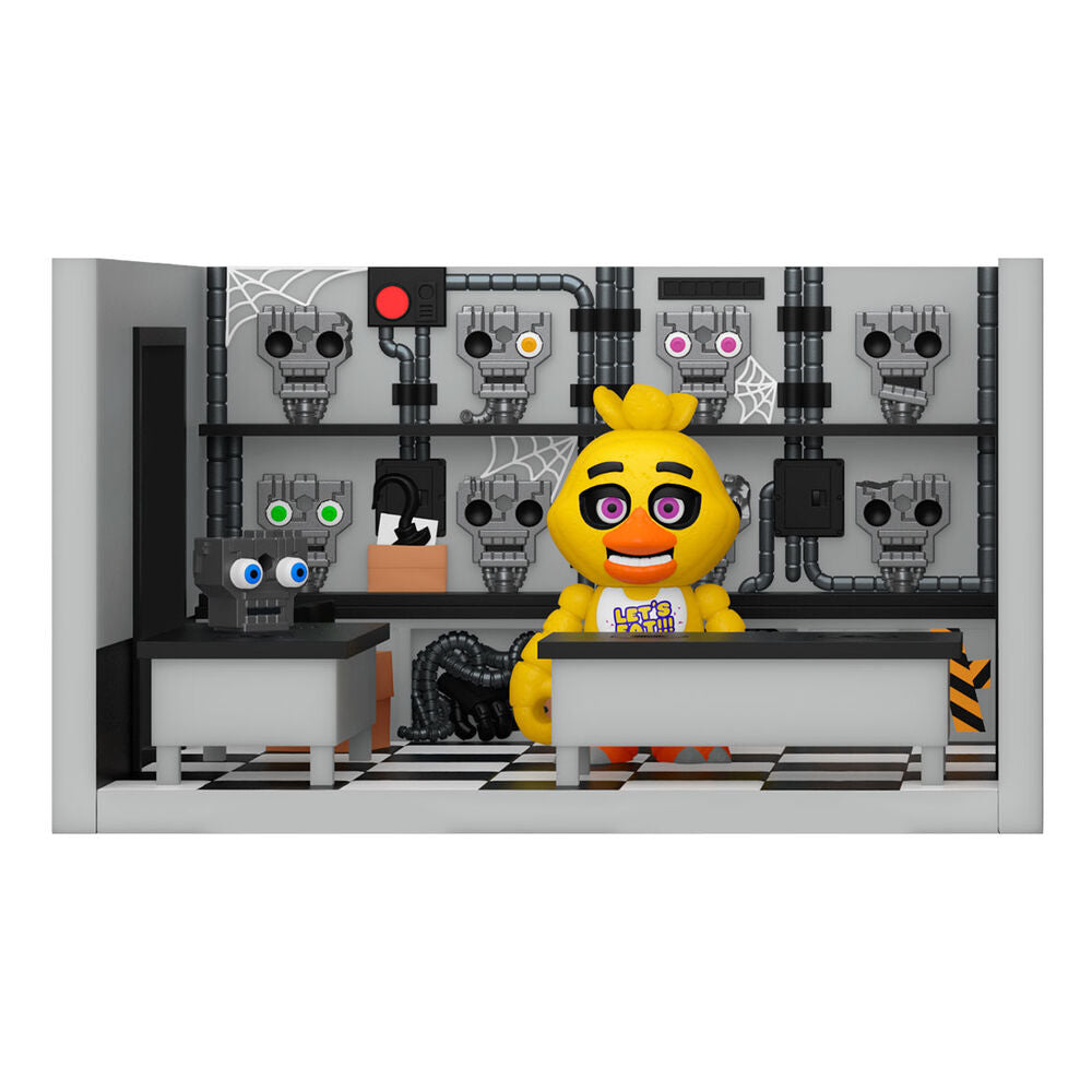 Imagen 4 de Figura Playset Snaps! Five Nights At Freddys Chica With Storage Room