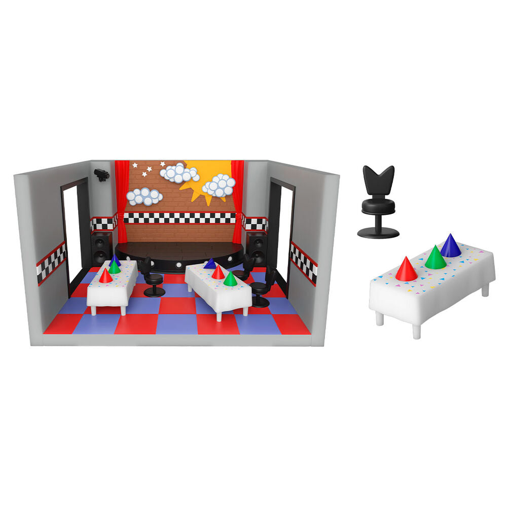 Imagen 3 - Figura Playset Snaps! Five Nights At Freddys Golden Freddy With Stage