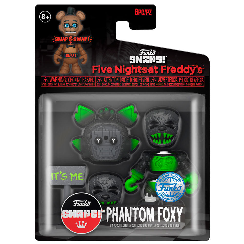 Imagen de Figura Snaps! Five Nights At Freddys Phantom Foxy Exclusive parte de nuestra colección en Espadas y más, sitio oficial.