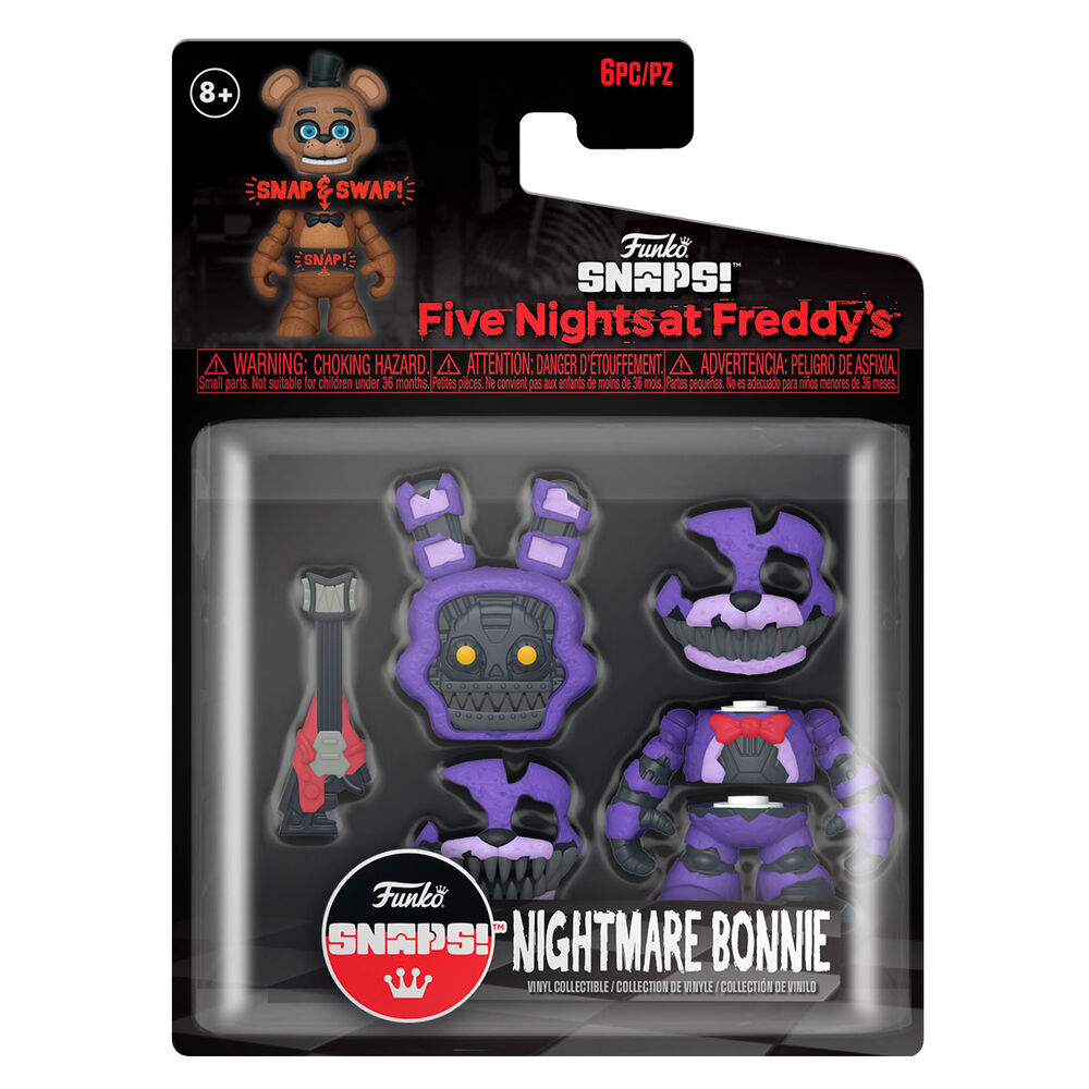 Imagen 2 de Figura Snaps! Five Nights At Freddys Nightmare Bonnie