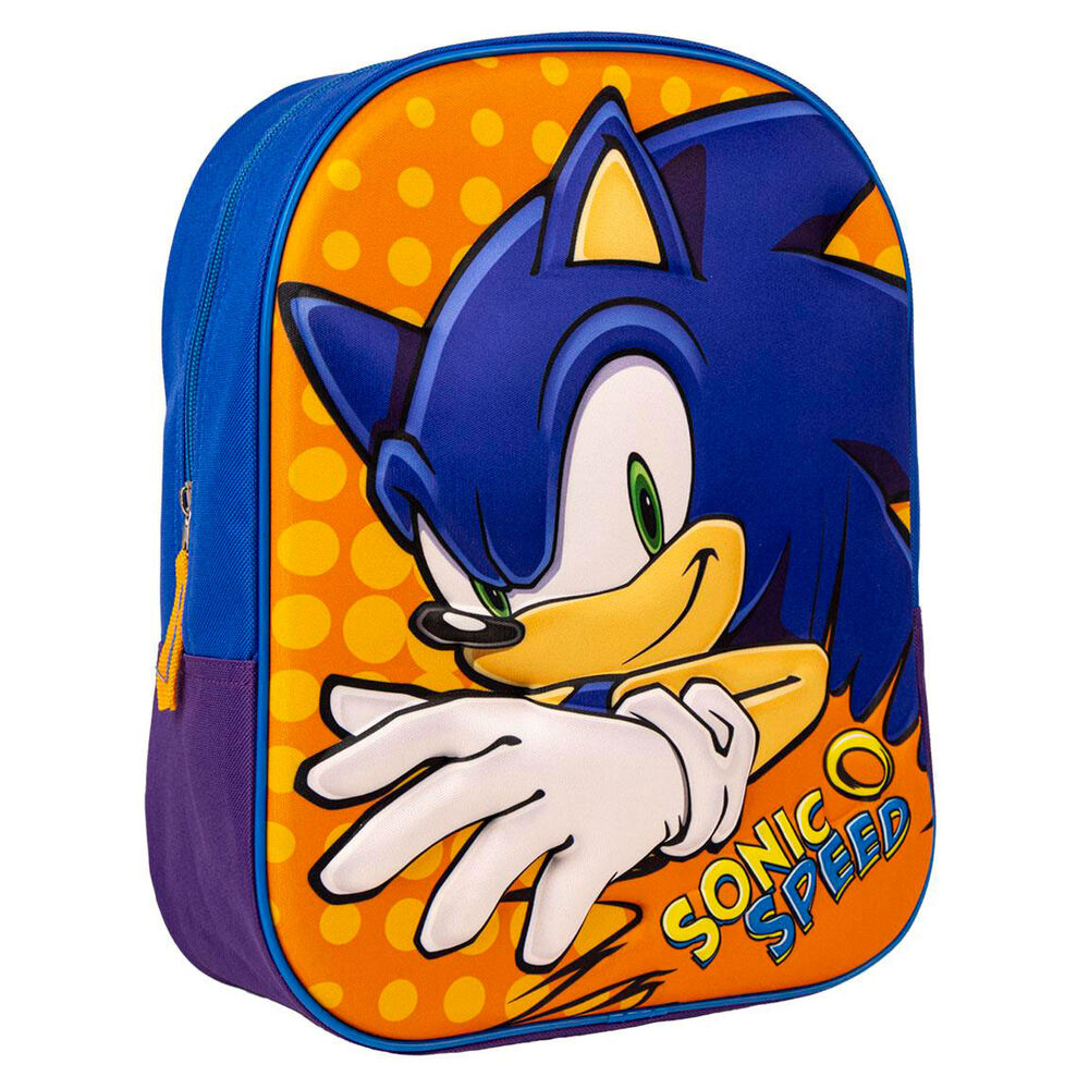 Imagen 2 - Mochila 3D Sonic The Hedgehog 31Cm
