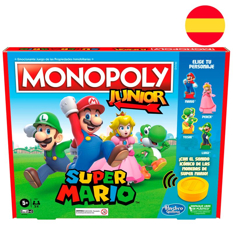 Imagen 1 - Juego Monopoly Junior Super Mario Español