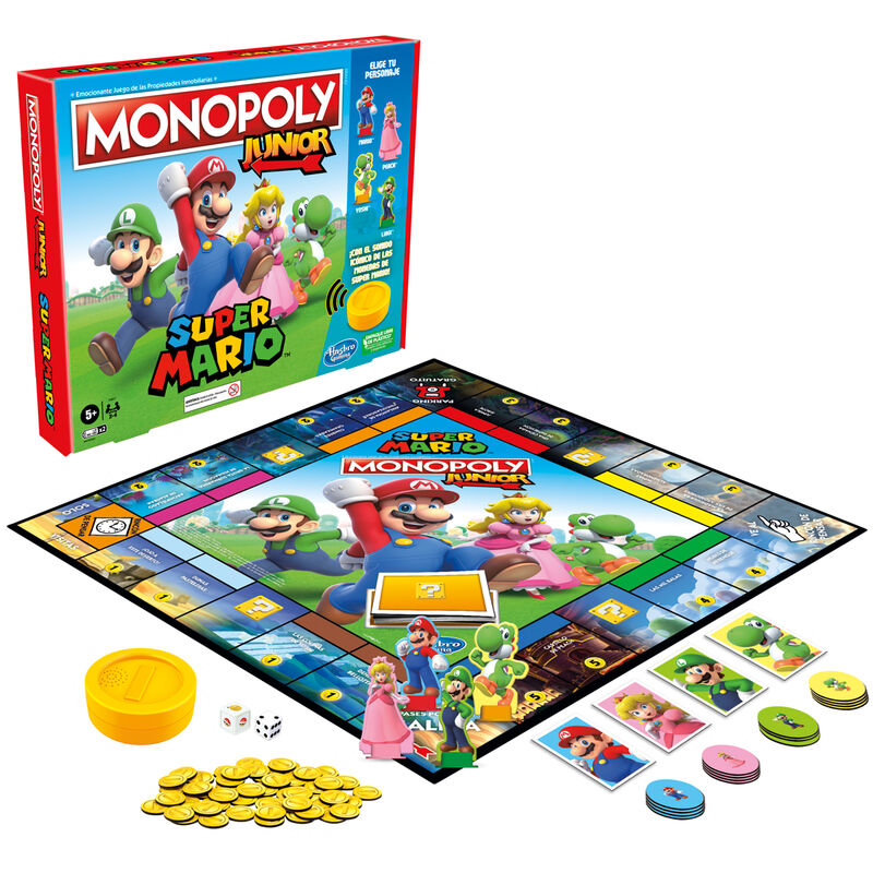 Imagen 3 - Juego Monopoly Junior Super Mario Español