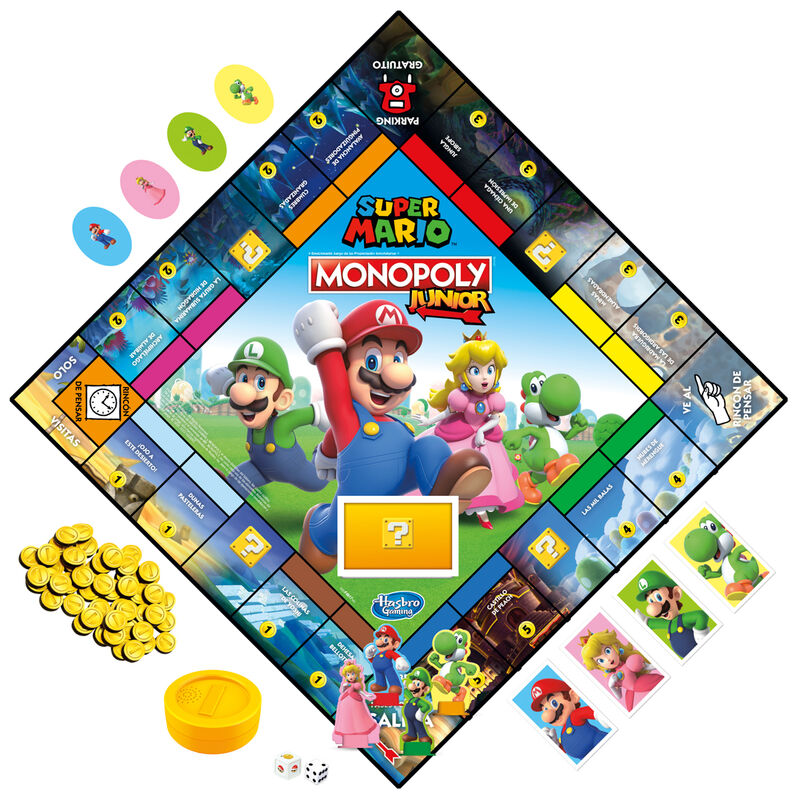 Imagen 7 - Juego Monopoly Junior Super Mario Español