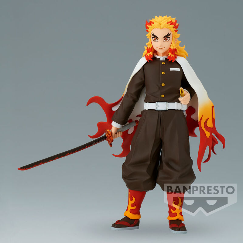 Imagen de Figura Kyojuro Rengoku Demon Slayer Kimetsu No Yaiba 17Cm parte de nuestra colección en Espadas y más, sitio oficial.