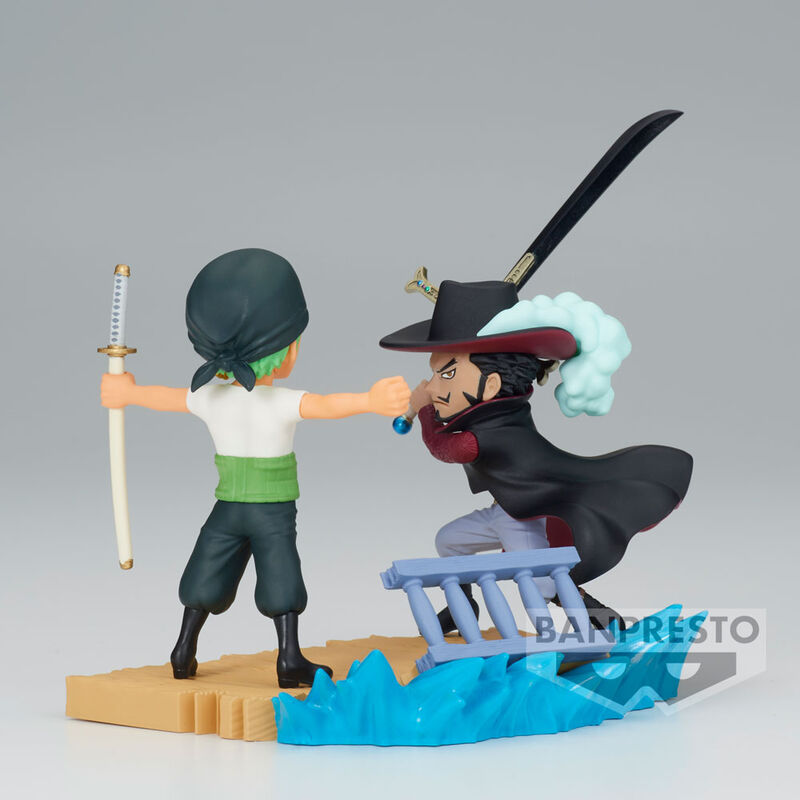 Imagen de Figura Roronoa Zoro Vs Dracule Mihawk Log Stories One Piece 7Cm parte de nuestra colección en Espadas y más, sitio oficial.