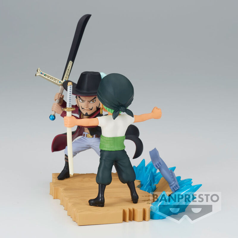 Imagen de Figura Roronoa Zoro Vs Dracule Mihawk Log Stories One Piece 7Cm parte de nuestra colección en Espadas y más, sitio oficial.