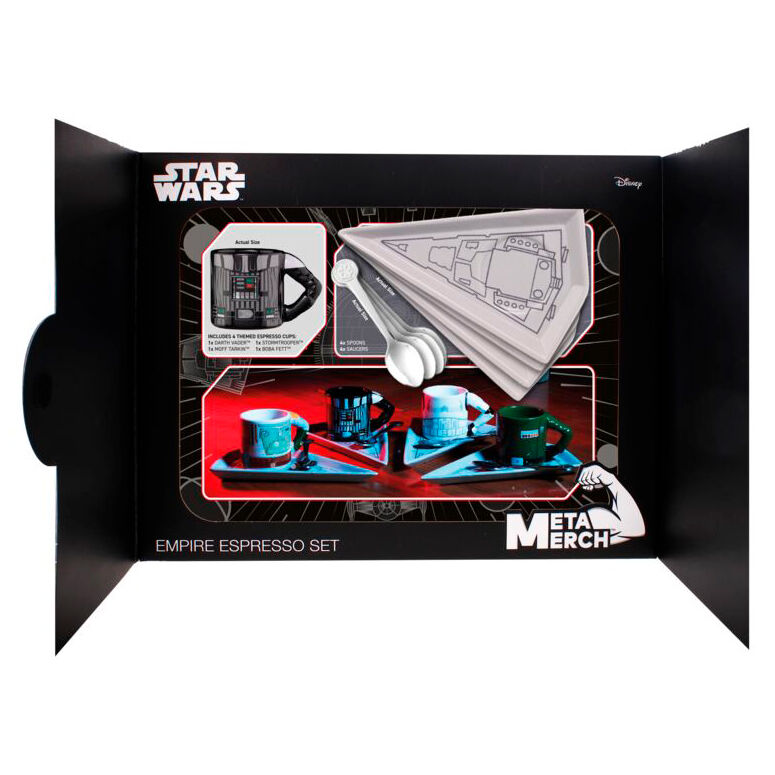 Imagen de Set Tazas Espresso Empire Star Wars parte de nuestra colección en Espadas y más, sitio oficial.