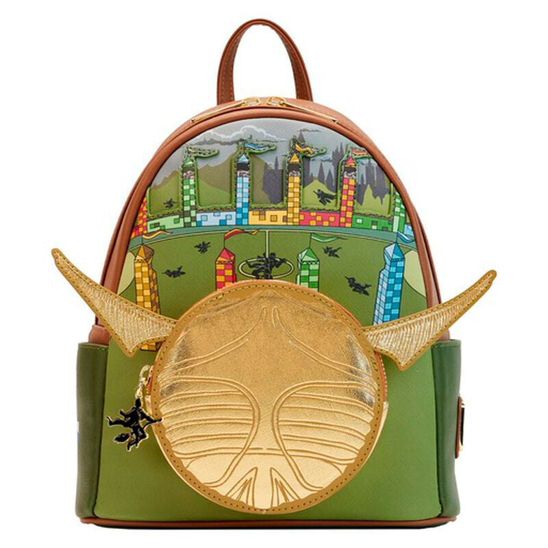 Imagen 5 de Mochila Snitch Dorada Harry Potter Loungefly 26Cm