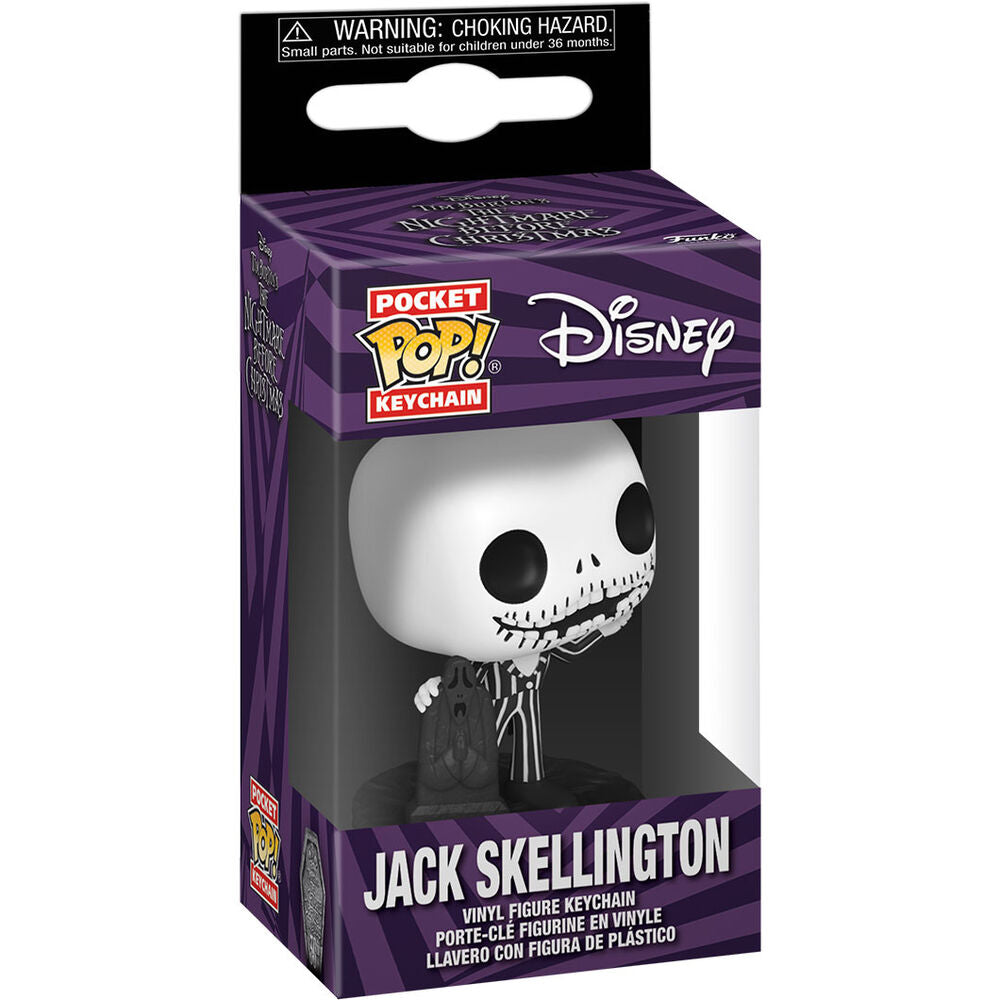 Imagen 1 - Llavero Pocket Pop Disney Pesadilla Antes De Navidad 30Th Anniversary Jack Skellington