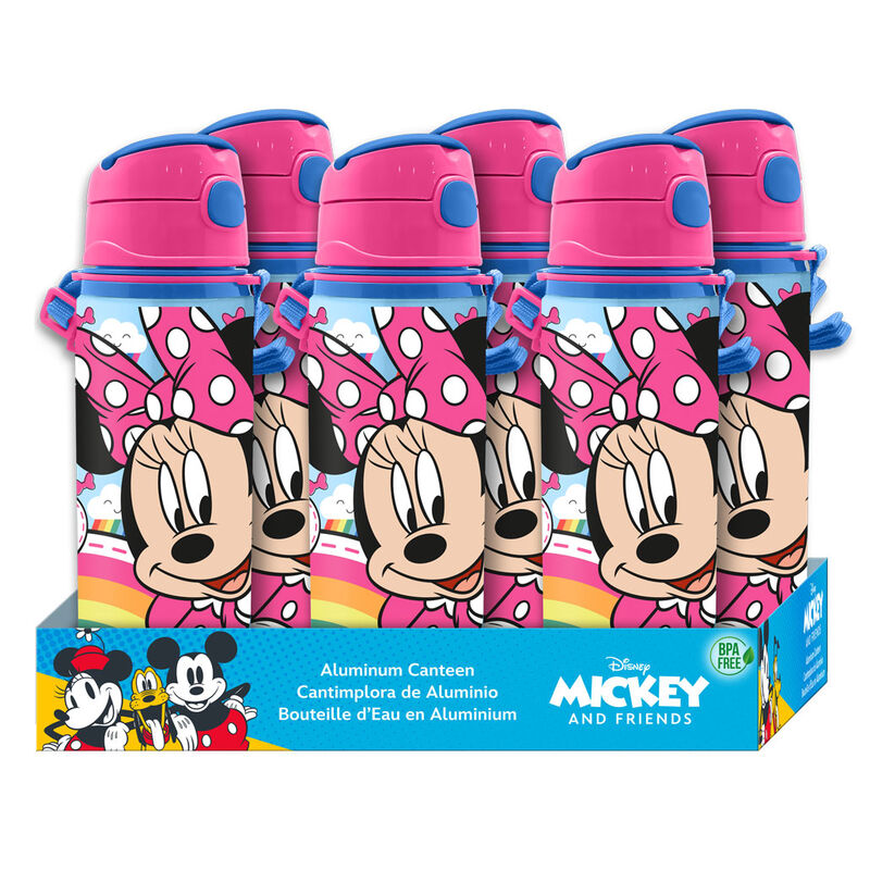 Imagen 2 de Cantimplora Aluminio Minnie Disney 600Ml