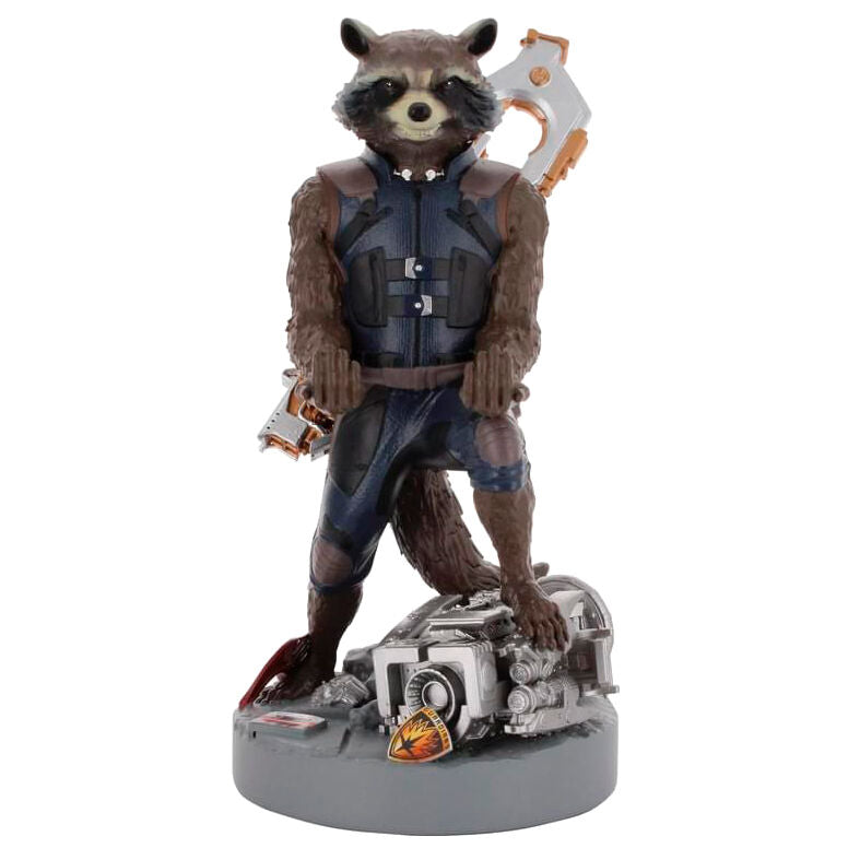 Imagen de Cable Guy Soporte Sujecion Rocket Raccoon Guardianes De La Galaxia Marvel 20Cm parte de nuestra colección en Espadas y más, sitio oficial.