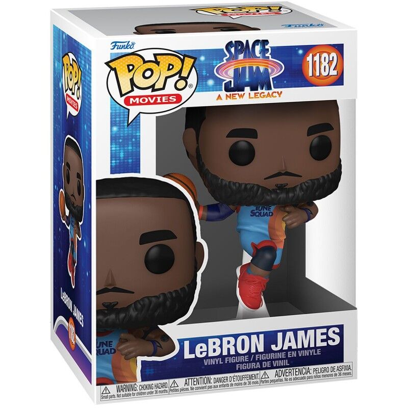 Imagen de Figura Pop Space Jam 2 Lebron Leaping parte de nuestra colección en Espadas y más, sitio oficial.