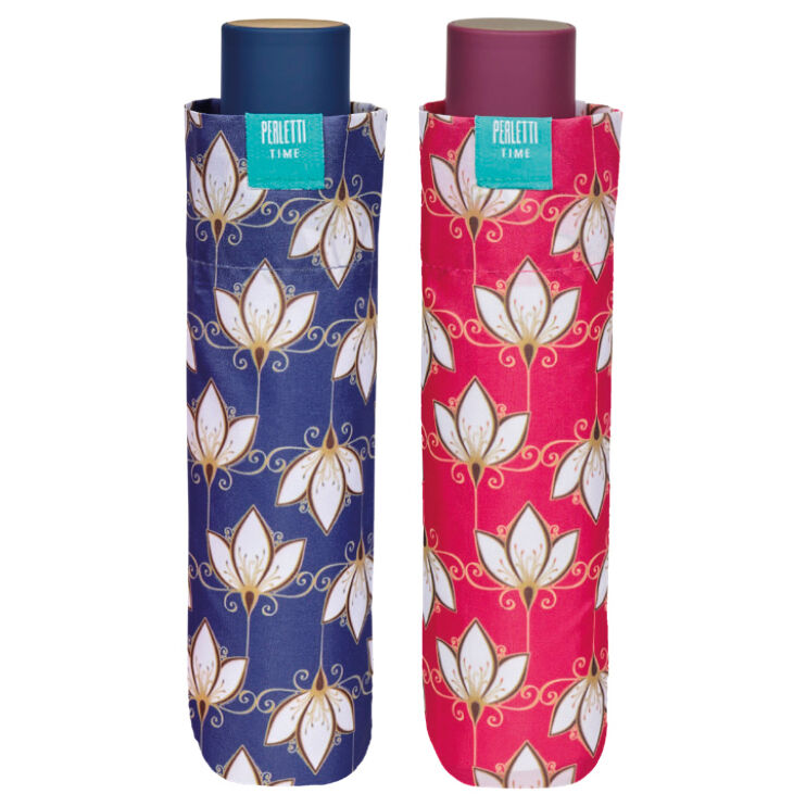 Imagen 1 - Paraguas Plegable Manual Flores De Loto 54Cm Surtido