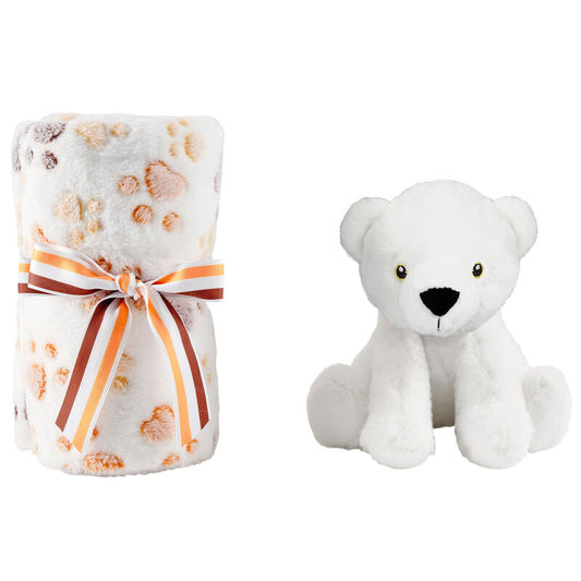 Imagen 2 - Peluche + Manta Suave Perry Oso 22Cm