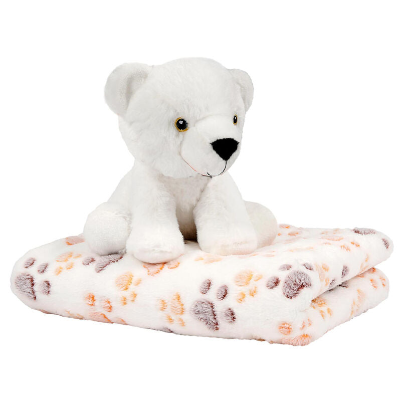 Imagen 4 - Peluche + Manta Suave Perry Oso 22Cm