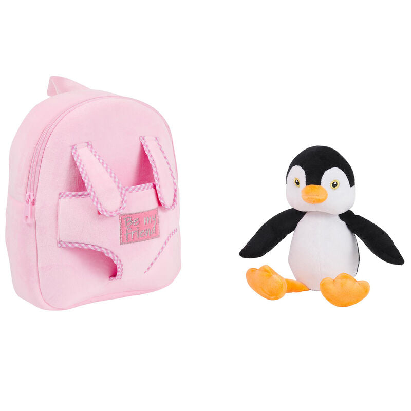 Imagen 3 - Mochila Reversible + Peluche Peggie Pinguino 27Cm