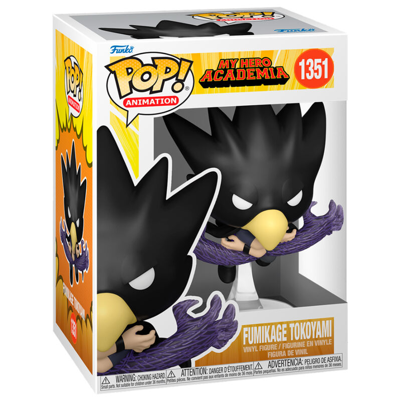 Imagen de Figura Pop My Hero Academia Fumikage Tokoyami parte de nuestra colección en Espadas y más, sitio oficial.