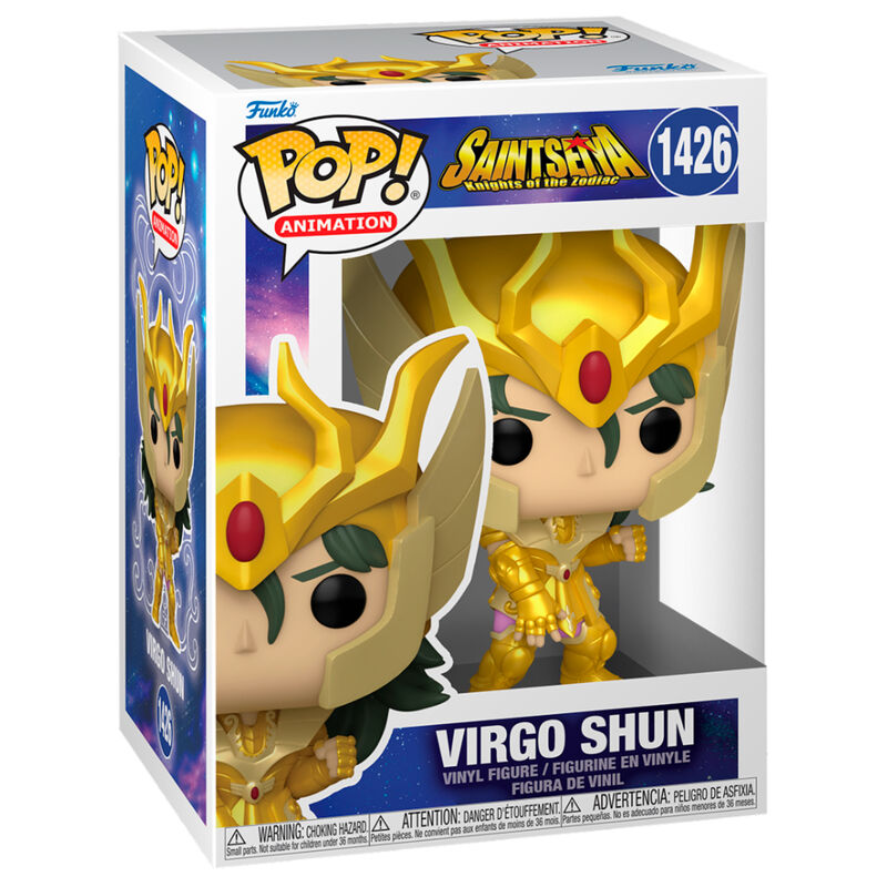 Imagen de Figura Pop Saint Seiya Knights Of The Zodiac Virgo Shun parte de nuestra colección en Espadas y más, sitio oficial.