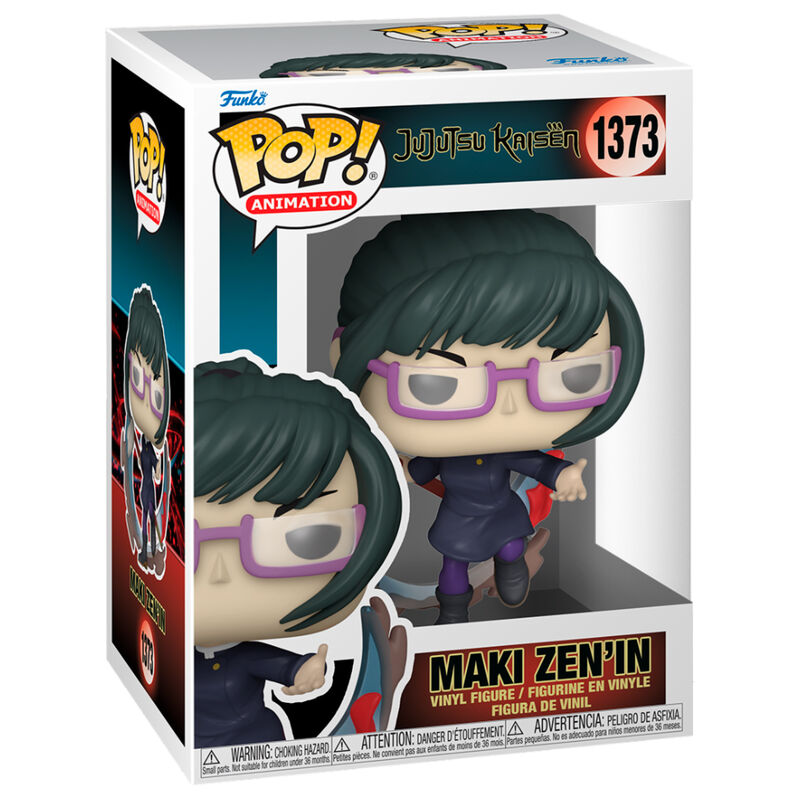 Imagen de Figura Pop Jujutsu Kaisen Maki Zenin parte de nuestra colección en Espadas y más, sitio oficial.