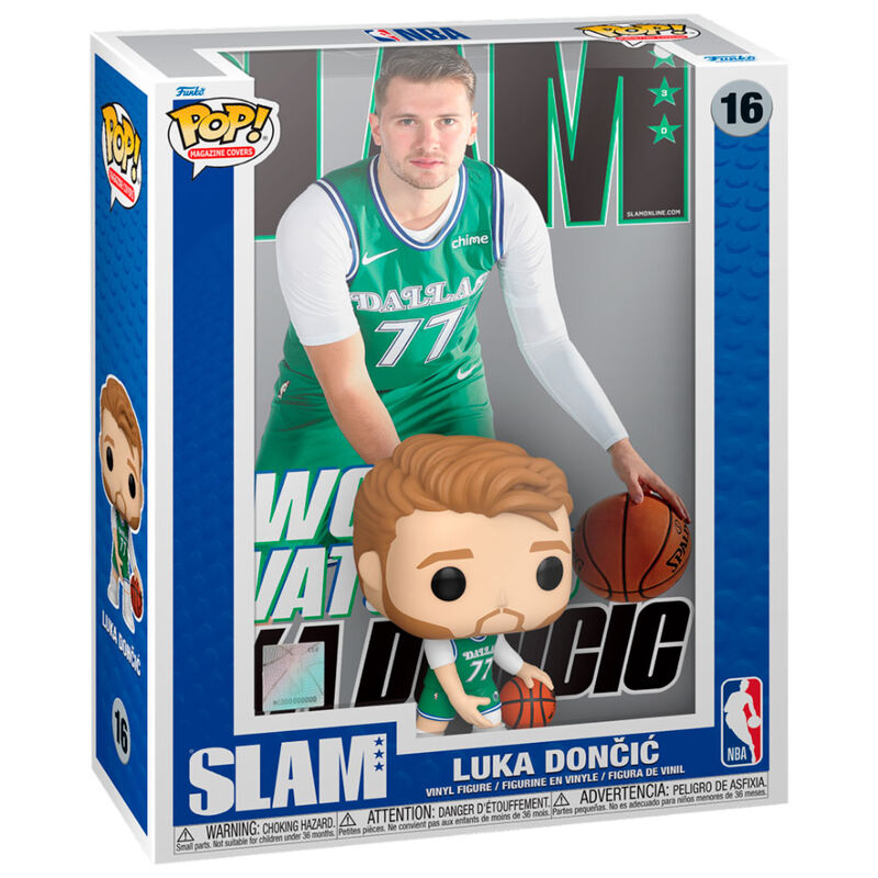 Imagen de Figura Pop Cover Slam Nba Luka Doncic parte de nuestra colección en Espadas y más, sitio oficial.