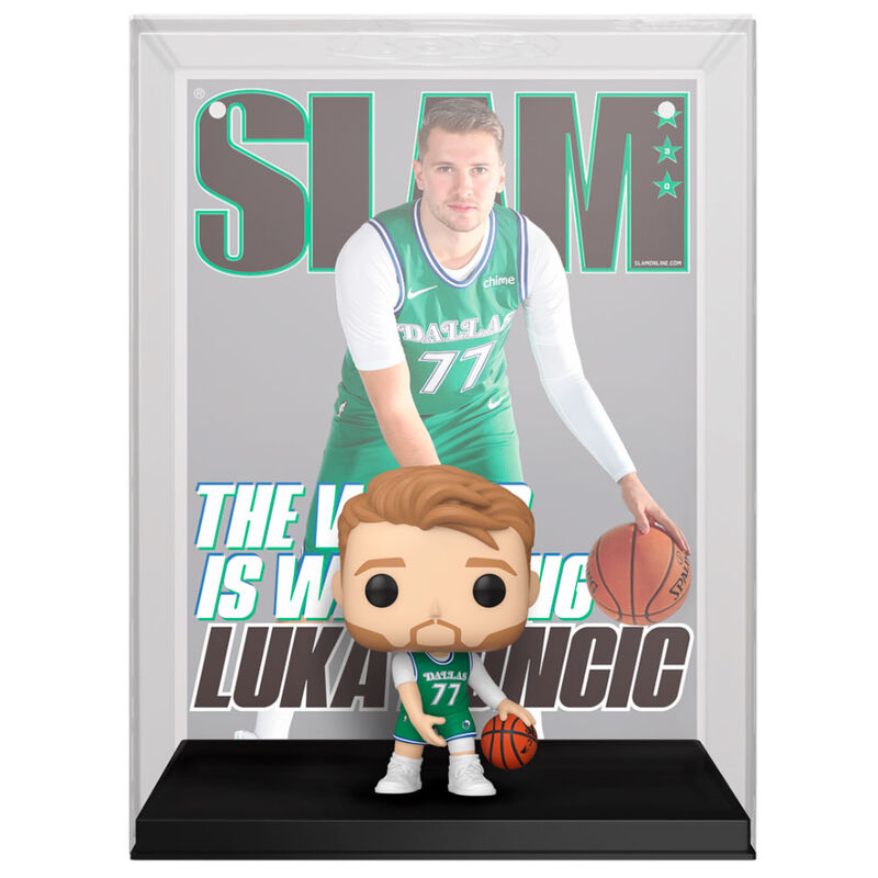 Imagen de Figura Pop Cover Slam Nba Luka Doncic parte de nuestra colección en Espadas y más, sitio oficial.