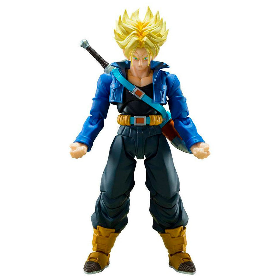 Imagen de Figura Sh Figuarts Super Saiyan Trunks The Boy From The Future Dragon Ball Z 14Cm parte de nuestra colección en Espadas y más, sitio oficial.