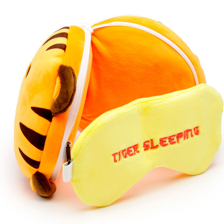 Imagen 3 de Almohada Viaje Antifaz Tigre Adoramals Relaxeazzz